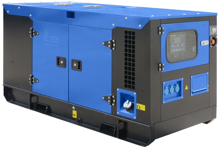 Трёхфазный дизельный генератор GenSet MGF-22Y в кожухе